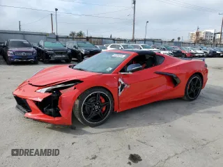 2021 Chevrolet Corvette 2LT with VIN 1G1YB2D41M5116427, listed as a Copart auction lot 49355255 with 9,316 mi miles and Salvage Title. Bid and sale history available at carsss.com. Image 1.