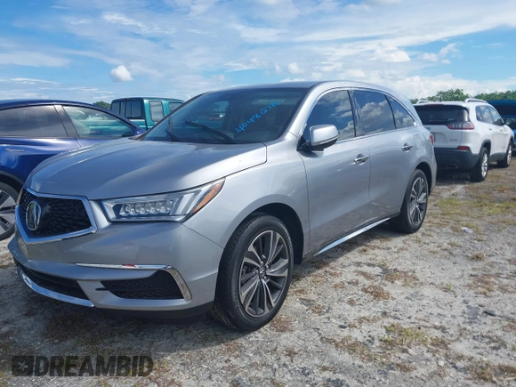 2020 Acura MDX w/Technology Pkg with VIN 5J8YD3H51LL010470, listed as a IAAI auction lot 40486114 with 1 mi miles. Bid and sale history available at carsss.com. Image 2.