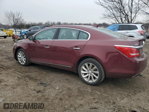 2015 Buick LaCrosse Leather with VIN 1G4GB5G37FF115525, listed as a Copart auction lot 44518755 with 104,465 mi miles and Salvage Title. Bid and sale history available at carsss.com. Image 2.
