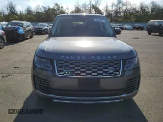 2018 Land Rover Range Rover with VIN SALGS2RE9JA380477, listed as a Copart auction lot 63457955 with 46,568 mi miles and Salvage title. Bid and sale history available at DreamBid. Image 5.