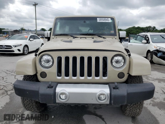 2017 Jeep Wrangler Unlimited 75th Anniversary z VIN 1C4BJWEG9HL620869, wystawiony jako Copart lot #58958945 z przebiegiem 54 207 mil mil oraz Szkoda całkowita • Salvage title. Historia ofert i sprzedaży dostępna na DreamBid. Obrazek 5.