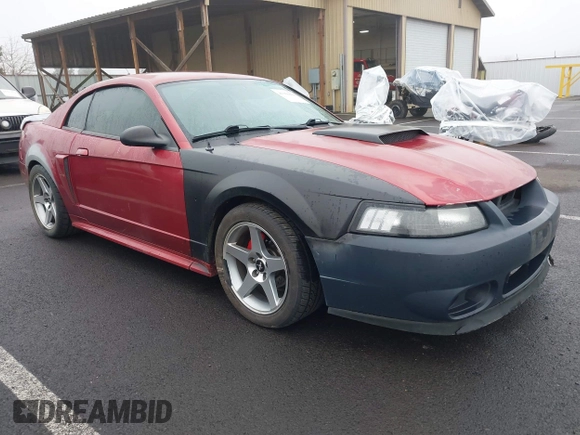 2003 Ford Mustang GT Deluxe with VIN 1FAFP42X83F413038, listed as a IAAI auction lot 41360419 with 152,698 mi miles. Bid and sale history available at carsss.com. Image 1.
