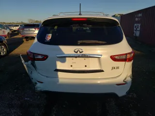 2013 Infiniti JX35 with VIN 5N1AL0MM7DC338486, listed as a Copart auction lot 72959864 with 118,815 mi miles and Salvage Title. Bid and sale history available at carsss.com. Image 6.