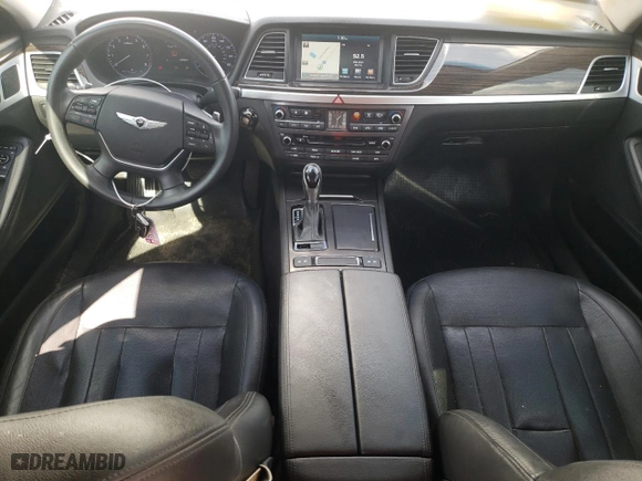 2016 Hyundai Genesis 3.8L with VIN KMHGN4JE1GU143877, listed as a Copart auction lot 44812975 with 107,608 mi miles and Salvage Title. Bid and sale history available at carsss.com. Image 8.
