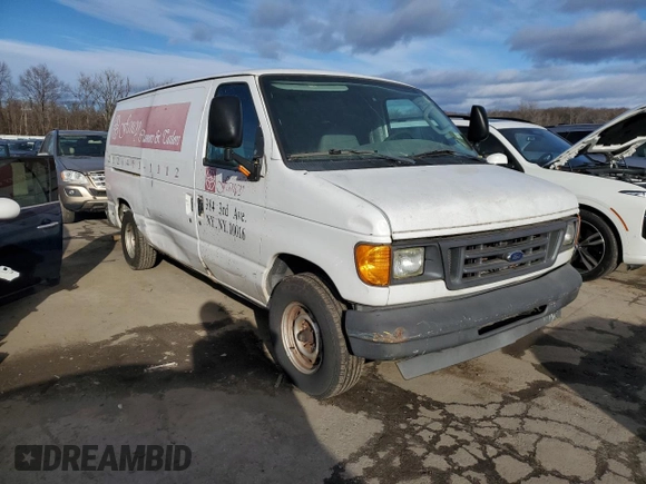 2003 Ford Econoline Cargo with VIN 1FTRE14213HB99687, listed as a Copart auction lot 83404804 with 83,621 mi miles and Clean Title. Bid and sale history available at carsss.com. Image 4.