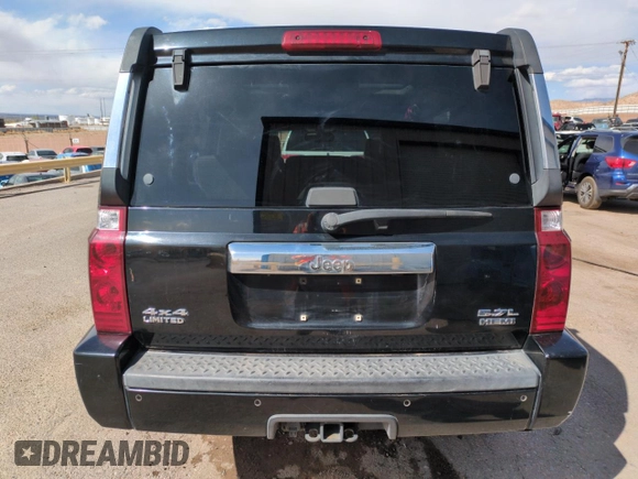2006 Jeep Commander Limited z VIN 1J8HG58216C305797, wystawiony jako Copart lot #50518085 z przebiegiem 152 249 mil mil oraz Szkoda całkowita • Salvage title. Historia ofert i sprzedaży dostępna na DreamBid. Obrazek 6.