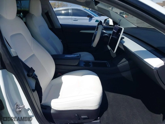 2022 Tesla Model 3 Performance with VIN 5YJ3E1EC2NF176127, listed as a IAAI auction lot 41807613 with 79,435 mi miles. Bid and sale history available at carsss.com. Image 5.