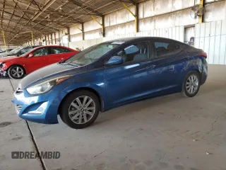 2014 Hyundai Elantra SE z VIN KMHDH4AE2EU090095, wystawiony jako Copart lot #61102225 z przebiegiem 130 421 mil mil oraz Szkoda całkowita • Salvage title. Historia ofert i sprzedaży dostępna na DreamBid. Obrazek 1.