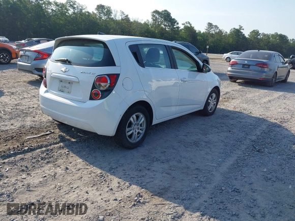 2012 Chevrolet Sonic LT with VIN 1G1JC6SH3C4104943, listed as a IAAI auction lot 42573791 with 118,316 mi miles and . Bid and sale history available at DreamBid. Image 4.
