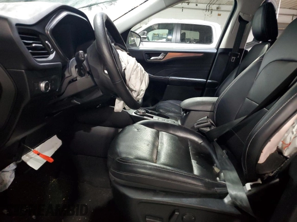 2021 Ford Escape Titanium with VIN 1FMCU9J91MUA57451, listed as a Copart auction lot 44678135 with 74,795 mi miles and Salvage title. Bid and sale history available at DreamBid. Image 7.