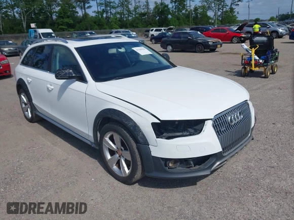 2015 Audi allroad Premium Plus with VIN WA1UFAFLXFA055527, listed as a IAAI auction lot 41760426 with 130,238 mi miles. Bid and sale history available at carsss.com. Image 1.