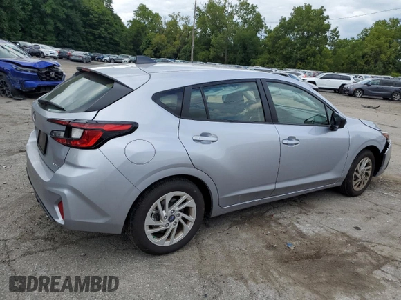 2024 Subaru Impreza with VIN JF1GUABC4R8367469, listed as a Copart auction lot 68389784 with 5,687 mi miles and Salvage Title. Bid and sale history available at carsss.com. Image 3.