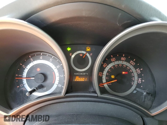 2012 Scion tC z VIN JTKJF5C76C3034769, wystawiony jako Copart lot #52517495 z przebiegiem 205 501 mil mil oraz Nie do naprawy • Non repairable. Historia ofert i sprzedaży dostępna na DreamBid. Obrazek 9.