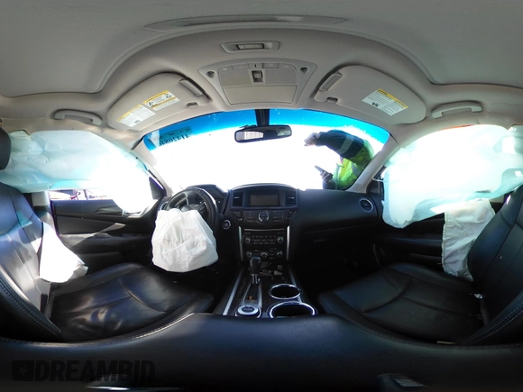 2014 Nissan Pathfinder Platinum with VIN 5N1AR2MM6EC627614, listed as a IAAI auction lot 41420846 with 141,342 mi miles and . Bid and sale history available at DreamBid. Image 17.