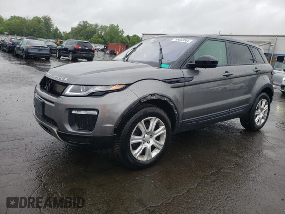 2018 Land Rover Range Rover Evoque SE with VIN SALVP2RXXJH312254, listed as a Copart auction lot 58063505 with 91,553 mi miles and Salvage title. Bid and sale history available at DreamBid. Image 1.