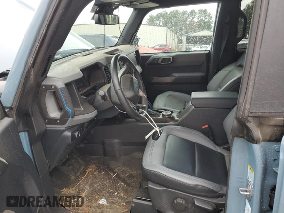 2022 Ford Bronco with VIN 1FMEE5BP0NLB66468, listed as a Copart auction lot 48975895 with 11,837 mi miles and Salvage Title. Bid and sale history available at carsss.com. Image 7.