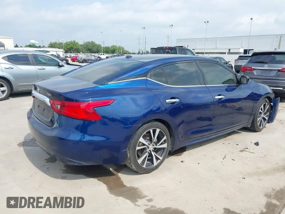 2016 Nissan Maxima SV with VIN 1N4AA6APXGC415700, listed as a IAAI auction lot 42244538 with Not provided miles and . Bid and sale history available at DreamBid. Image 4.