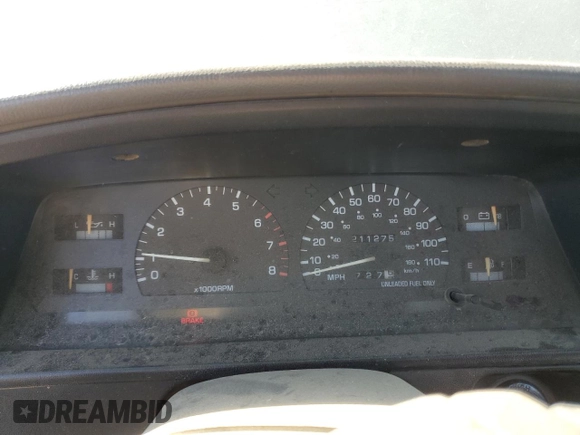 1992 Toyota Pickup DLX z VIN JT4VN13D5N5098643, wystawiony jako Copart lot #68855044 z przebiegiem 211 275 mil mil oraz Szkoda całkowita • Salvage title. Historia ofert i sprzedaży dostępna na DreamBid. Obrazek 9.