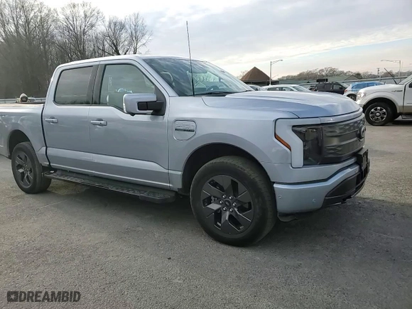 2022 Ford F-150 Lightning Pro with VIN 1FT6W1EVXNWG06820, listed as a Copart auction lot 45761435 with 25,776 mi miles and Salvage Title. Bid and sale history available at carsss.com. Image 11.