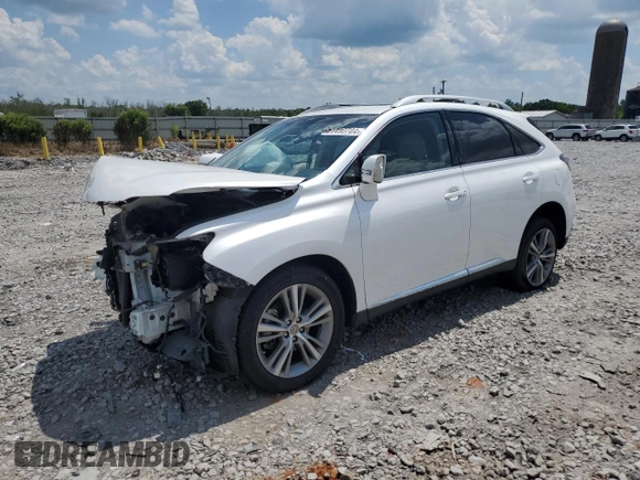 2015 Lexus RX 350 with VIN 2T2ZK1BA4FC166044, listed as a Copart auction lot 61490784 with 0 mi miles and Salvage Title. Bid and sale history available at carsss.com. Image 1.