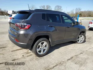 2023 Jeep Compass Latitude with VIN 3C4NJDBN2PT560876, listed as a Copart auction lot 48769915 with 52,770 mi miles and Salvage Title. Bid and sale history available at DreamBid. Image 3.