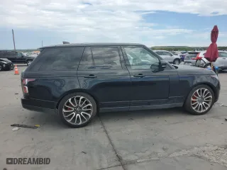 2019 Land Rover Range Rover with VIN SALGR2RV4KA524949, listed as a Copart auction lot 69500984 with 55,099 mi miles and Salvage Title. Bid and sale history available at carsss.com. Image 3.