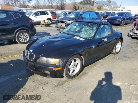 1998 BMW 3 Series 1.9L with VIN 4USCH7320WLE07364, listed as a Copart auction lot 86169014 with 143,597 mi miles and Salvage Title. Bid and sale history available at carsss.com. Image 1.
