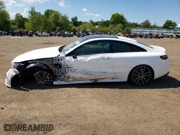 2019 Mercedes-Benz E-Class AMG E 53 with VIN WDD1J6BB1KF095998, listed as a Copart auction lot 56236982 with 33,337 mi miles and Salvage Title. Bid and sale history available at carsss.com. Image 9.