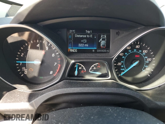 2015 Ford Escape Titanium with VIN 1FMCU0J99FUB88058, listed as a Copart auction lot 51992055 with 44,409 mi miles and Salvage Title. Bid and sale history available at carsss.com. Image 9.