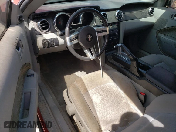 2008 Ford Mustang Deluxe with VIN 1ZVHT80N485171107, listed as a Copart auction lot 53973615 with 182,863 mi miles and Salvage Title. Bid and sale history available at DreamBid. Image 8.