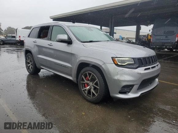 2017 Jeep Grand Cherokee SRT with VIN 1C4RJFDJ3HC626906, listed as a Copart auction lot 45005895 with 82,001 mi miles and Salvage Title. Bid and sale history available at carsss.com. Image 4.