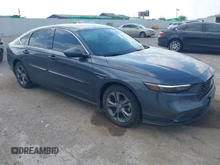 2024 Honda Accord EX с VIN 1HGCY1F38RA079794, выставлен на аукционе IAAI как лот 42059248 с пробегом 14 198 миль миль и . История ставок и продаж доступна на DreamBid. Изображение 1.