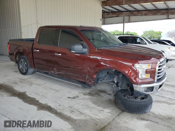 2015 Ford F-150 XL with VIN 1FTEW1CF2FFB78444, listed as a Copart auction lot 63051095 with 227,322 mi miles and Salvage title. Bid and sale history available at DreamBid. Image 4.