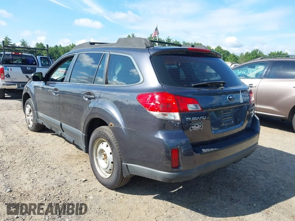 2013 Subaru Outback 2.5i with VIN 4S4BRBAC3D1288093, listed as a IAAI auction lot 42665960 with 177,789 mi miles and . Bid and sale history available at DreamBid. Image 3.