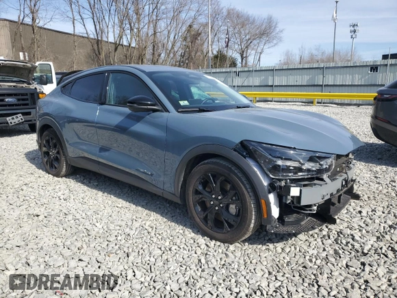 2024 Ford Mustang Mach-E Select with VIN 3FMTK1SUXRMA15866, listed as a Copart auction lot 47238815 with 4,647 mi miles and Salvage title. Bid and sale history available at DreamBid. Image 4.