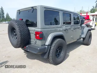 2019 Jeep Wrangler Unlimited Sahara with VIN 1C4HJXEG6KW644553, listed as a IAAI auction lot 42465842 with 40,226 mi miles and . Bid and sale history available at DreamBid. Image 4.