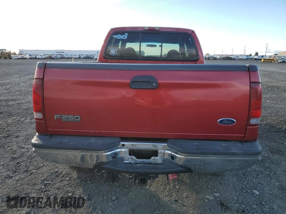 2001 Ford Super Duty F-250 XL with VIN 1FTNW21SX1EA47184, listed as a Copart auction lot 78271604 with 132,024 mi miles and Salvage Title. Bid and sale history available at carsss.com. Image 6.