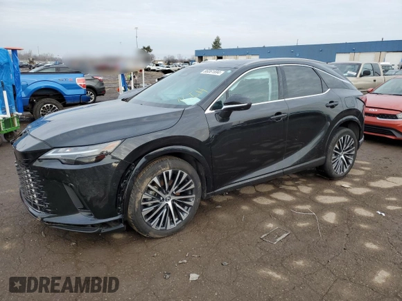 2023 Lexus RX with VIN 2T2BBMCA8PC010785, listed as a Copart auction lot 86061694 with 11,956 mi miles and Salvage Title. Bid and sale history available at carsss.com. Image 1.