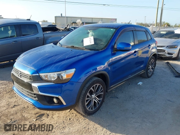 2016 Mitsubishi Outlander Sport 2.4 ES with VIN JA4AR3AW0GZ057815, listed as a IAAI auction lot 41721549 with 107,233 mi miles. Bid and sale history available at carsss.com. Image 2.