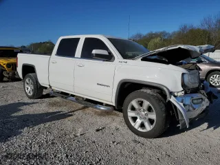 2018 GMC Sierra 1500 SLE with VIN 3GTU2MEC2JG452678, listed as a Copart auction lot 50351935 with 0 mi miles and Salvage Title. Bid and sale history available at carsss.com. Image 4.