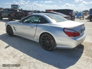 2013 Mercedes-Benz SL-Class SL 63 AMG with VIN WDDJK7EA6DF015846, listed as a Copart auction lot 76460724 with 0 mi miles and Salvage Title. Bid and sale history available at carsss.com. Image 2.