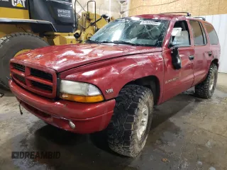1999 Dodge Durango z VIN 1B4HS28Y0XF535448, wystawiony jako Copart lot #57533495 z przebiegiem 208 527 mil mil oraz Szkoda całkowita • Salvage title. Historia ofert i sprzedaży dostępna na DreamBid. Obrazek 1.