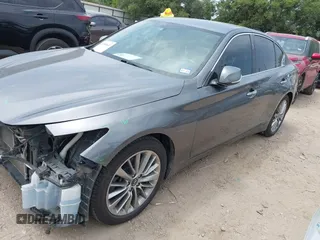 2018 Infiniti Q50 Luxe with VIN JN1EV7AP4JM591913, listed as a IAAI auction lot 42300643 with 85,183 mi miles and . Bid and sale history available at DreamBid. Image 18.