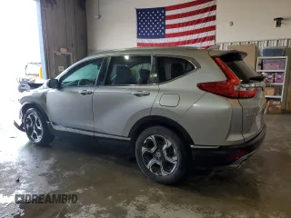 2019 Honda CR-V Touring with VIN 2HKRW2H90KH607364, listed as a Copart auction lot 45844495 with 17,260 mi miles and Salvage Title. Bid and sale history available at carsss.com. Image 2.