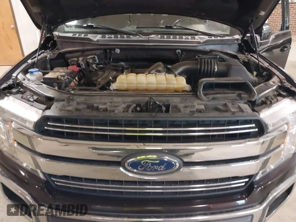2020 Ford F-150 XL with VIN 1FTEW1E59LFA21655, listed as a IAAI auction lot 41509827 with 107,918 mi miles. Bid and sale history available at carsss.com. Image 10.