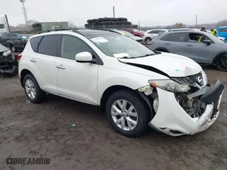 2011 Nissan Murano SV with VIN JN8AZ1MWXBW186293, listed as a IAAI auction lot 41477934 with 92,729 mi miles. Bid and sale history available at carsss.com. Image 1.