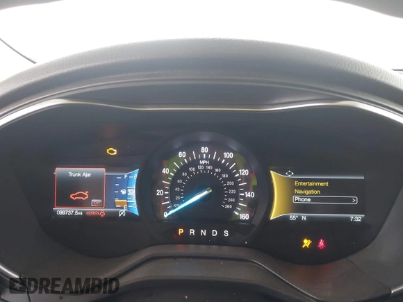 2019 Ford Fusion Titanium with VIN 3FA6P0K90KR236674, listed as a IAAI auction lot 42008633 with 99,737 mi miles and . Bid and sale history available at DreamBid. Image 7.