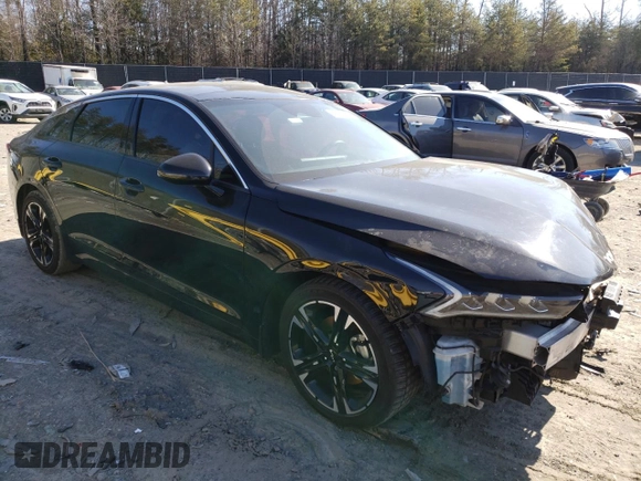 2022 Kia K5 GT-Line z VIN 5XXG64J28NG099211, wystawiony jako Copart lot #46346345 z przebiegiem 132 655 mil mil oraz Szkoda całkowita • Salvage title. Historia ofert i sprzedaży dostępna na DreamBid. Obrazek 4.