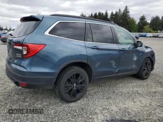2021 Honda Pilot Special Edition with VIN 5FNYF6H27MB095691, listed as a Copart auction lot 56530165 with 43,152 mi miles and Salvage Title. Bid and sale history available at DreamBid. Image 3.