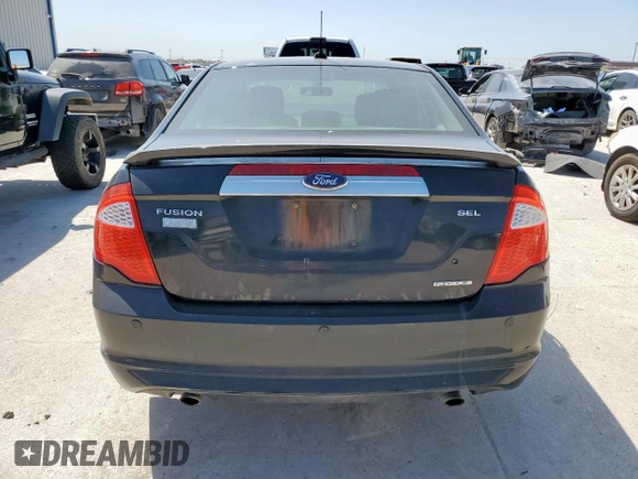 2012 Ford Fusion SEL with VIN 3FAHP0JG2CR118765, listed as a Copart auction lot 52598145 with 104,231 mi miles and Salvage Title. Bid and sale history available at carsss.com. Image 6.